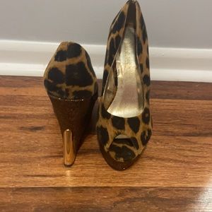 Cheetah heel/wedge